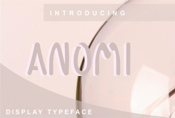 Anomi Display Font for Web Design