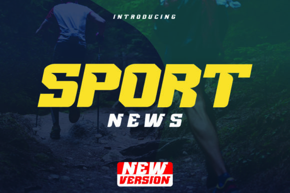 Boost Your Brand with the Sport News Display Font