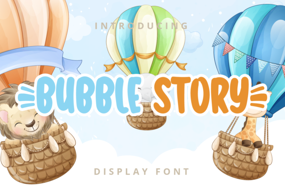 Bubble Story: A Friendly Display Font for Web Design