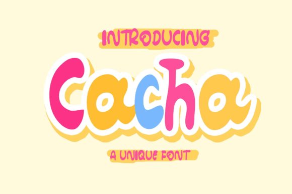 Cacha Font for Creative Projects