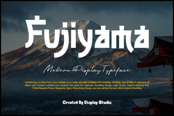 Discover Fujiyama: A Japanese-Inspired Display Font for Bold Branding