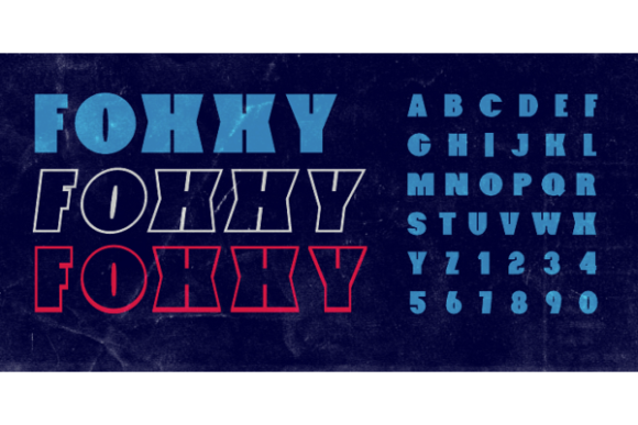 Foxxy: A Bold Display Font for Digital Branding