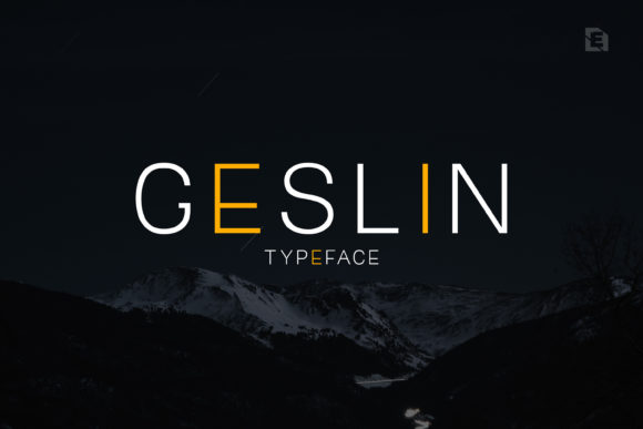 Geslin: A Display Font for Bold Visual Statements