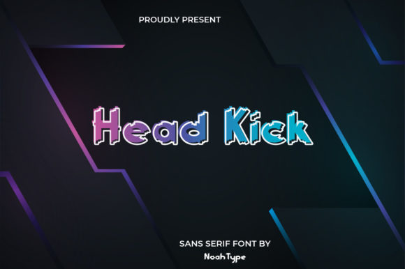 Head Kick: A Futuristic Font for Handmade Creations