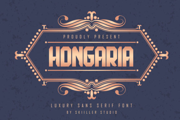 Hongaria Font for Web Design: A Vintage Display Font with Modern Appeal