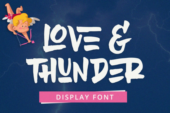 Love Thunder: A Futuristic Display Font for Bold Web Designs