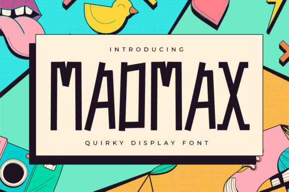 Madmax: A Bold Display Font for Digital Creativity