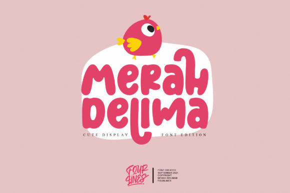 Merah Delima: A Trendy Display Font for Small Business Branding