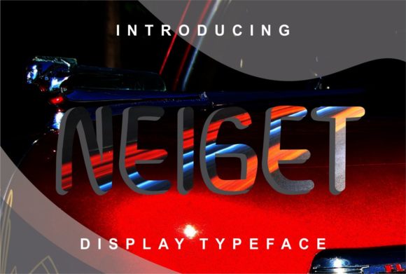 Neiget: A Clean Display Font for Handmade Creations