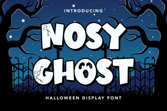 Nosy Ghost Font for Spooky Campaigns