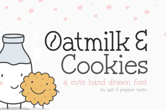 Oatmilk Cookies Font for Web Design
