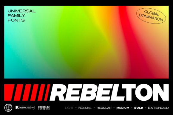 Rebelton: A Bold Display Font for Impactful Design