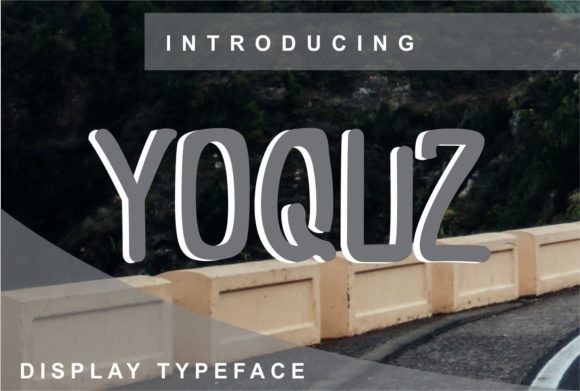 Yoquz: A Trendy Display Font for Bold Campaign Designs